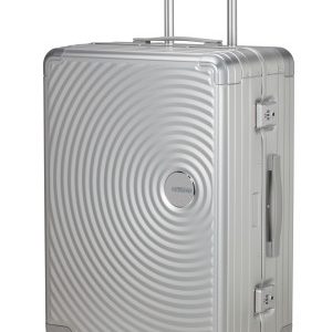 American Tourister Soundbox Aluminium Silver 68cm