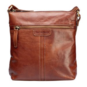 Skinnväska Handväska i cognac